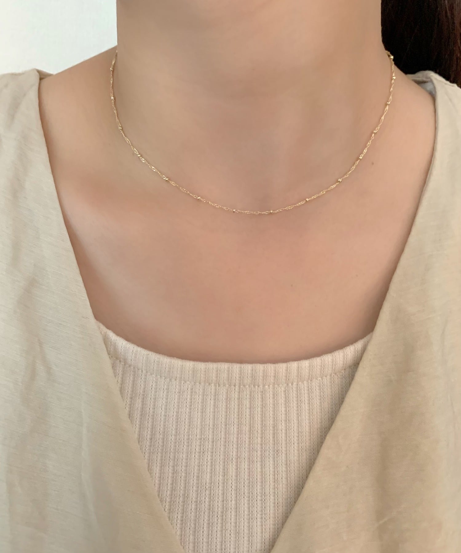 ciite' シーテ ネックレス simple chain necklace / シンプルチェーンネックレス