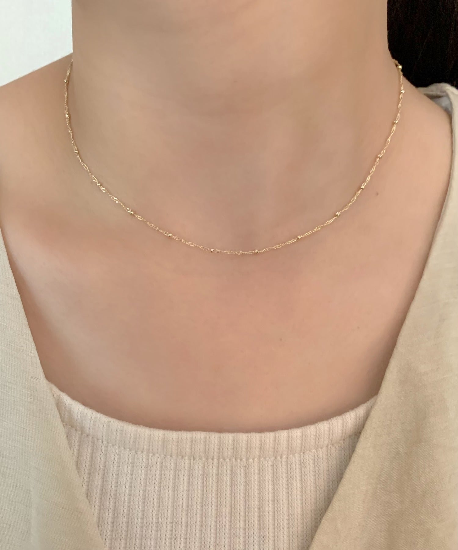 ciite' シーテ ネックレス simple chain necklace / シンプルチェーンネックレス