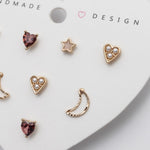 ciite' シーテ ピアス（両耳用） ピアス 4セット / pierce 4 set