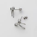 ciite' シーテ ピアス（両耳用） 【 金属アレルギー対応 】 リボンピアス サージカルステンレス (両耳用)