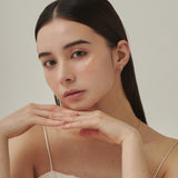 ciite' シーテ ピアス（両耳用） ラインビジューピアス / イヤーカフ風 (両耳用)