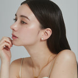 ciite' シーテ ピアス（両耳用） 【8mm】 選べるパールピアス （コットンパール / アクリルパール） (両耳用)