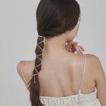 ciite' シーテ ヘアアクセサリー グルグルヘアフックスエードリボン