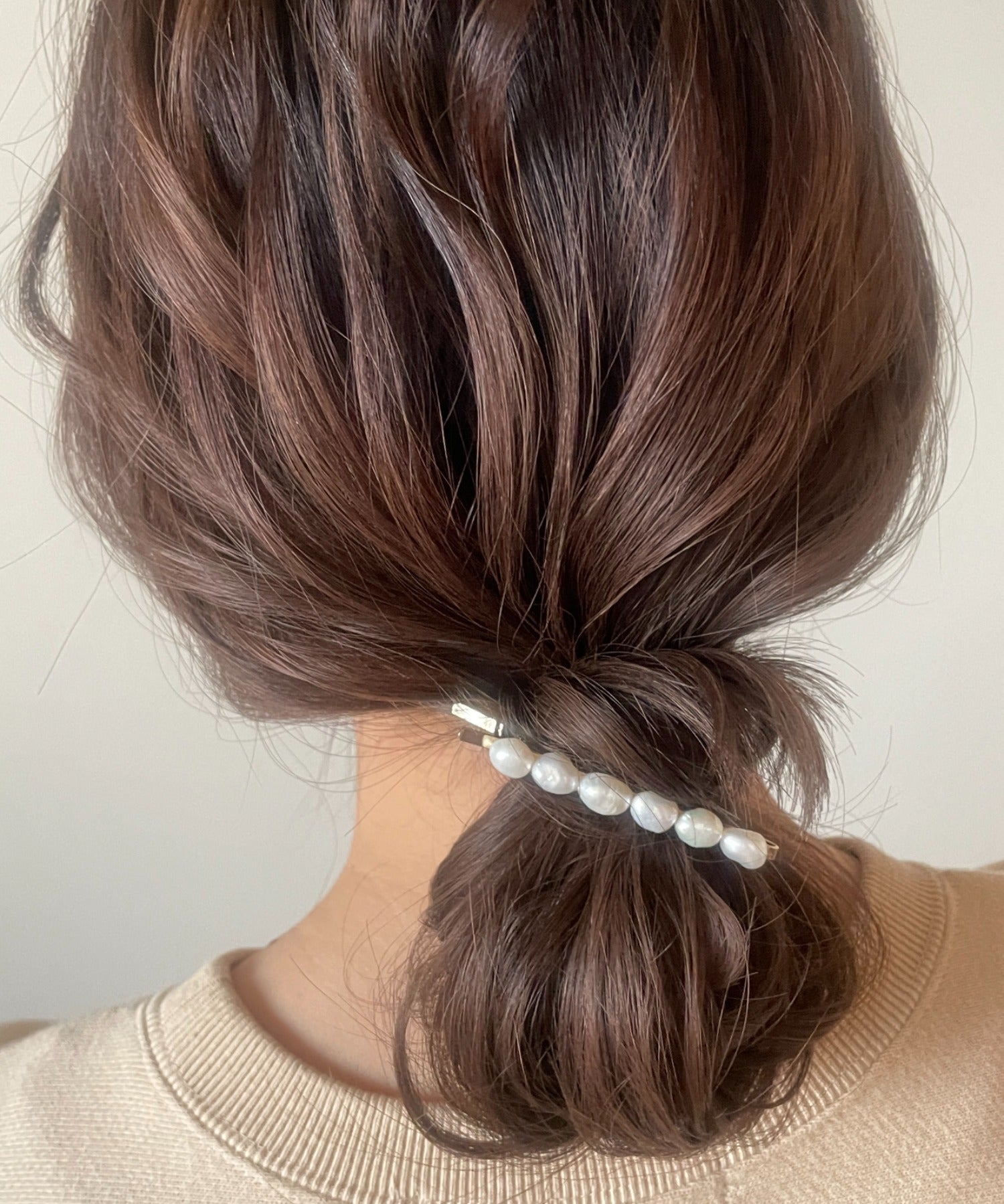 ciite' シーテ ヘアアクセサリー 淡水パール ヘアピン