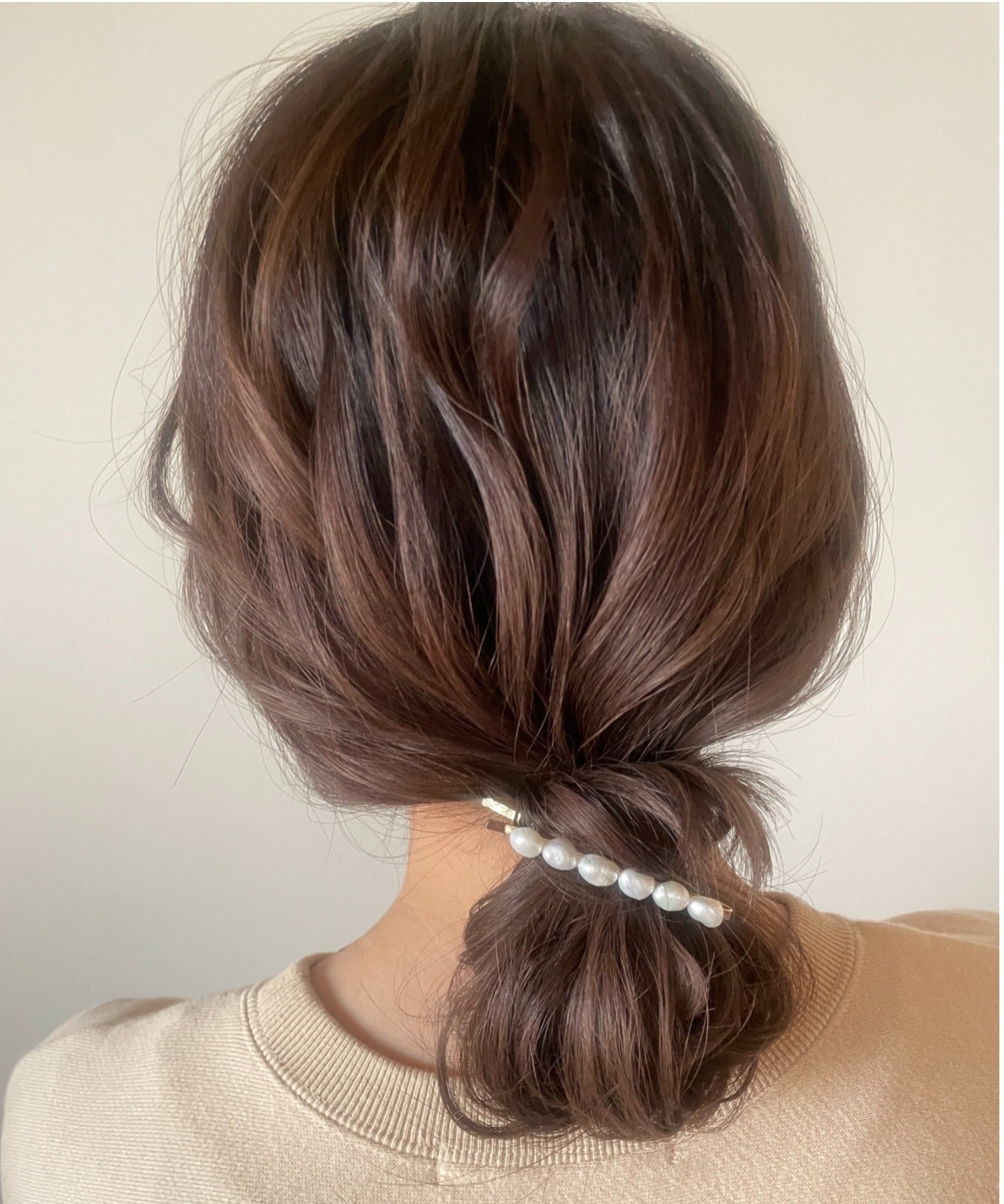 ciite' シーテ ヘアアクセサリー 淡水パール ヘアピン