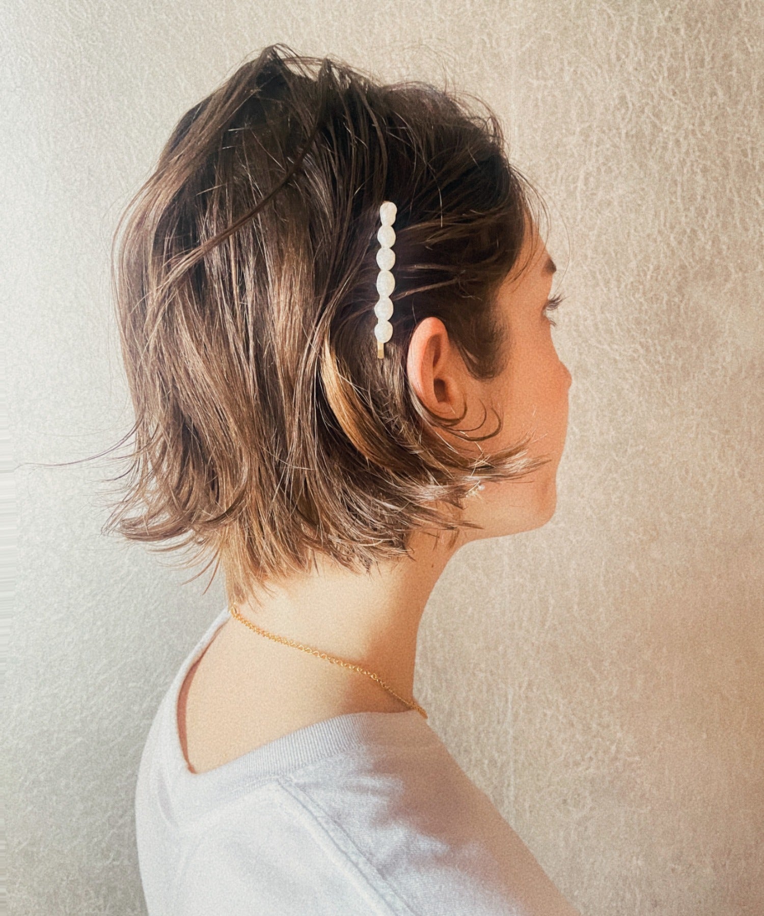 ciite' シーテ ヘアアクセサリー 淡水パール ヘアピン