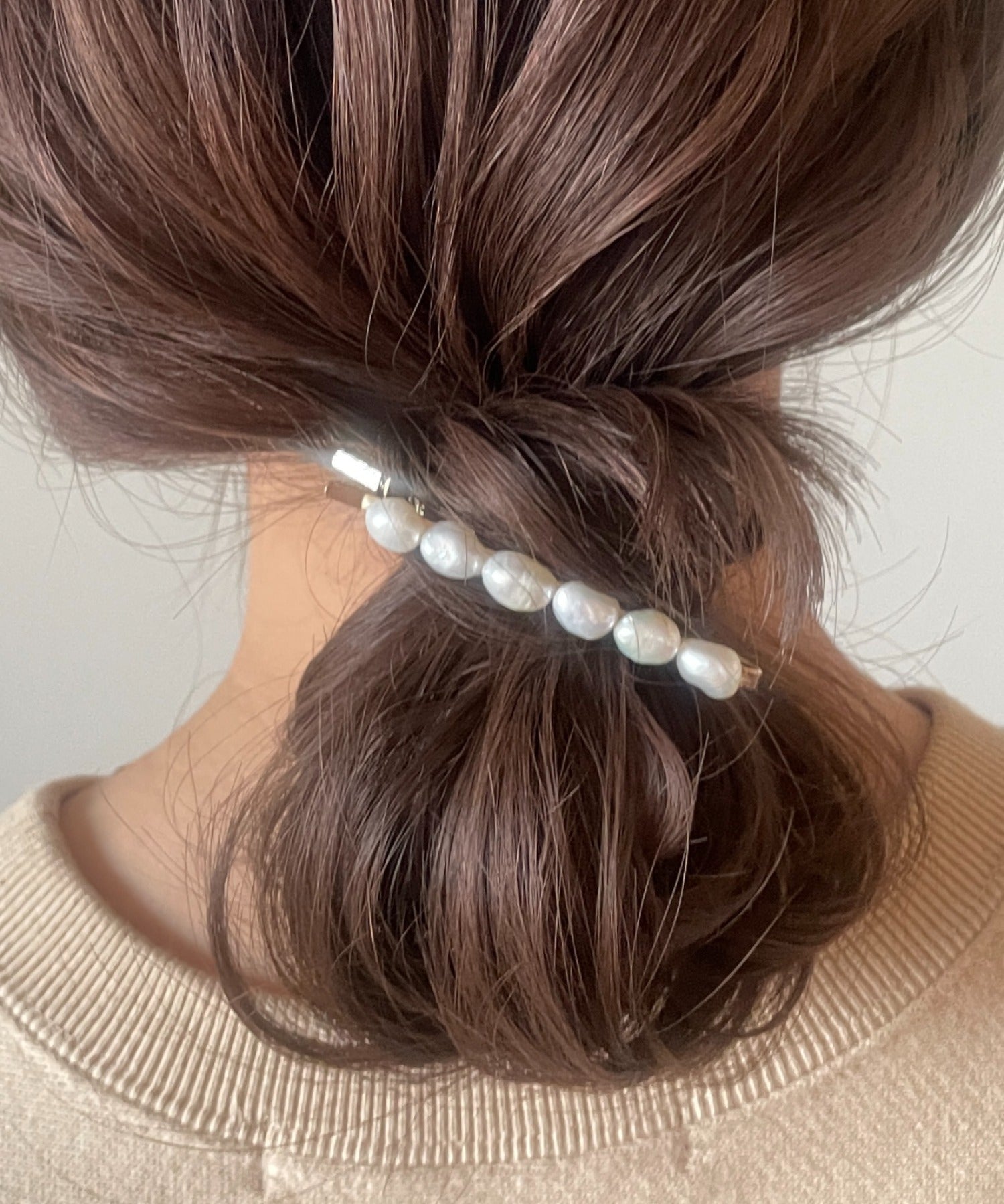 ciite' シーテ ヘアアクセサリー 淡水パール ヘアピン