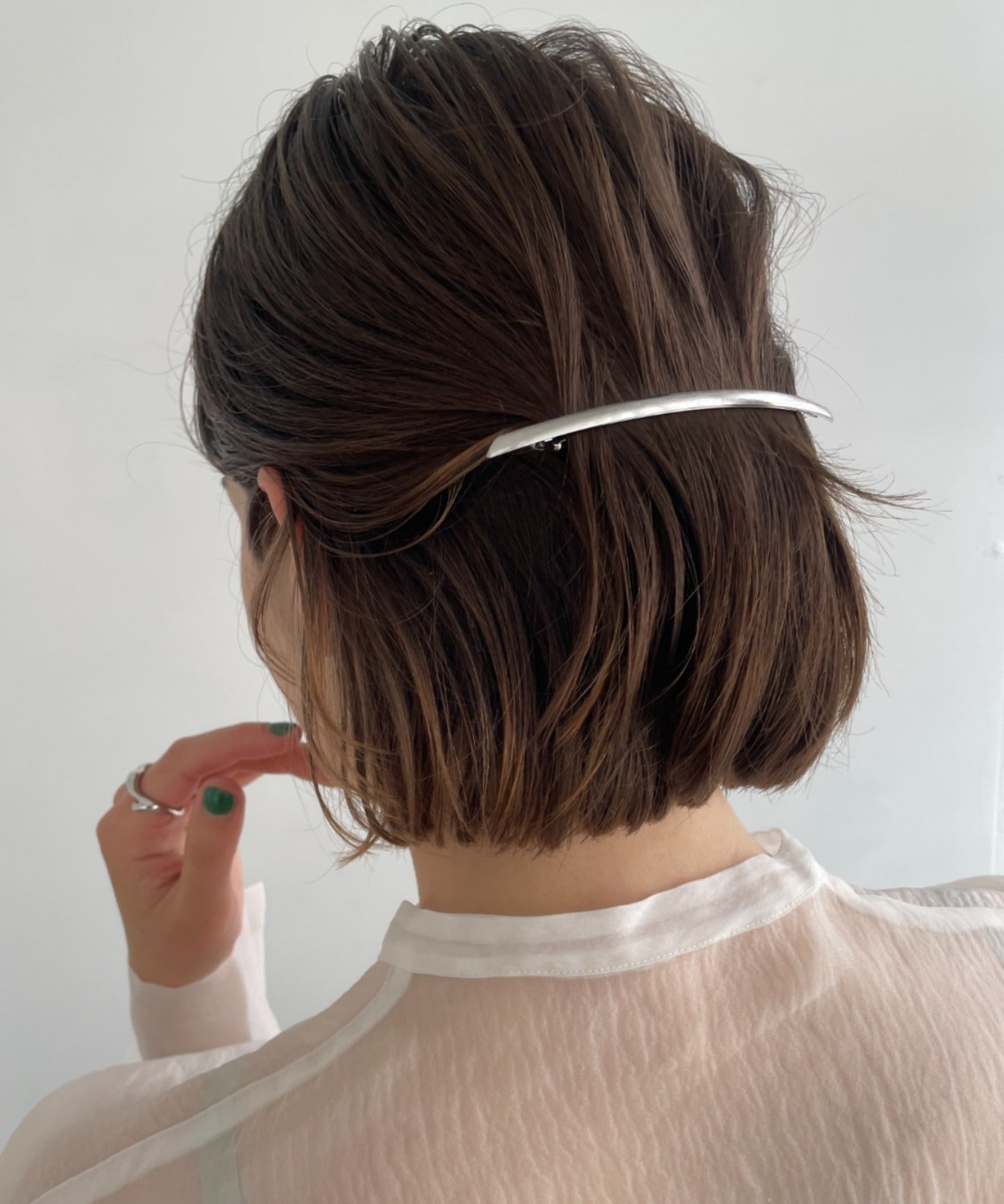 ciite' シーテ ヘアアクセサリー メタルロング シンプリーバレッタ