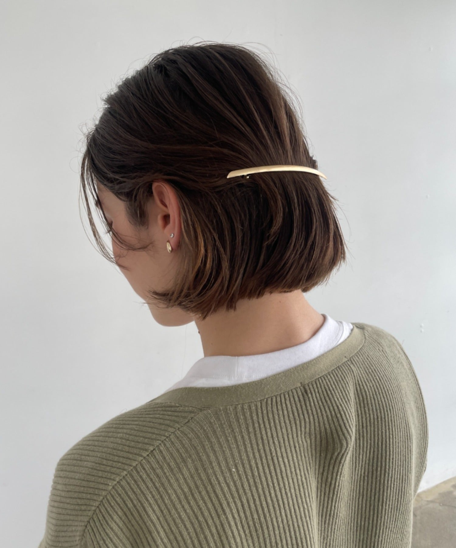 ciite' シーテ ヘアアクセサリー メタルロング シンプリーバレッタ