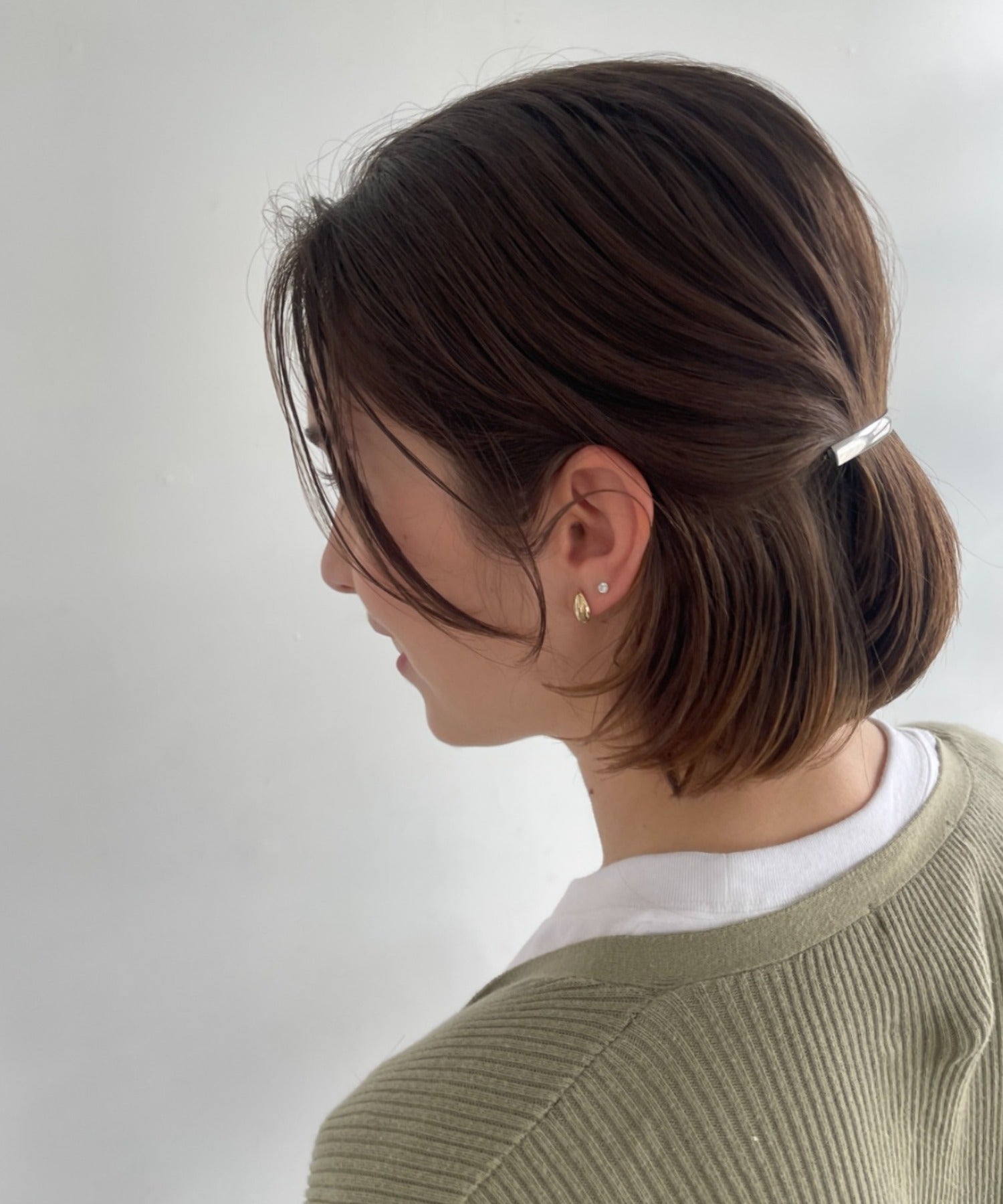 ciite' シーテ ヘアアクセサリー メタルロング シンプリーバレッタ