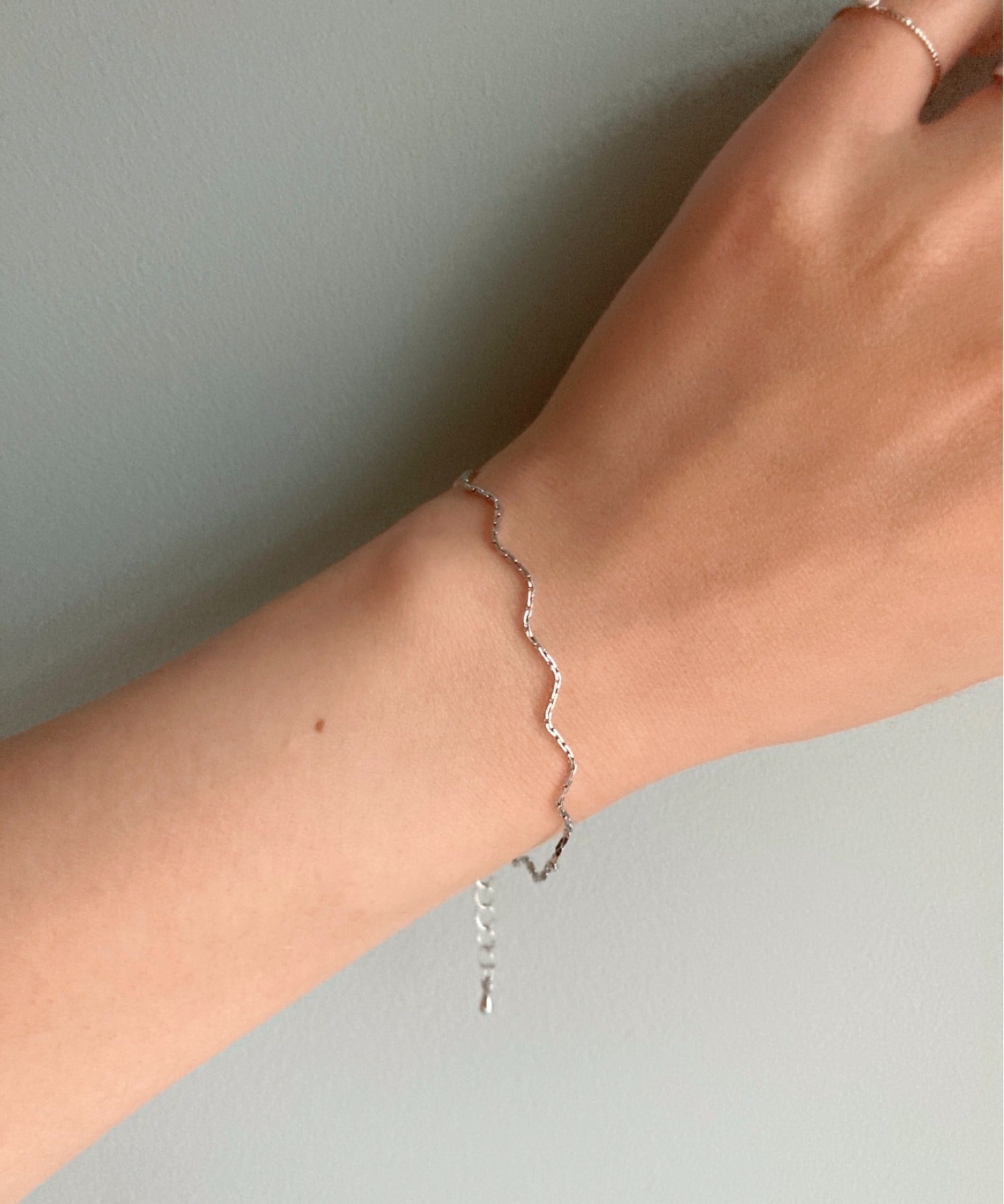 ciite' シーテ ブレスレット simple wave bracelet / シンプル ウェーブ ブレスレット シルバー FREE