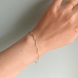 ciite' シーテ ブレスレット simple wave bracelet / シンプル ウェーブ ブレスレット ゴールド FREE