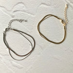 ciite' シーテ ブレスレット layered narrow bracelet / レイヤード ナロー ブレスレット