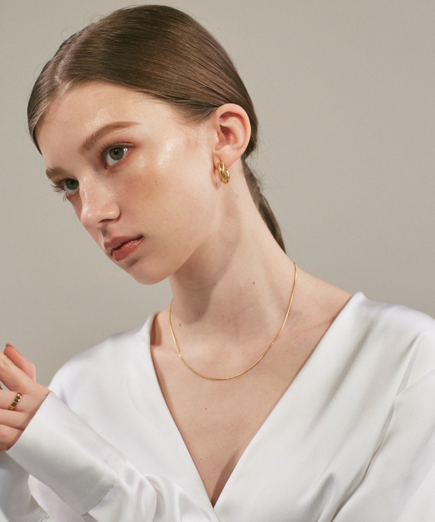 ciite' シーテ ネックレス simple snake necklace / シンプルスネークネックレス 1mm