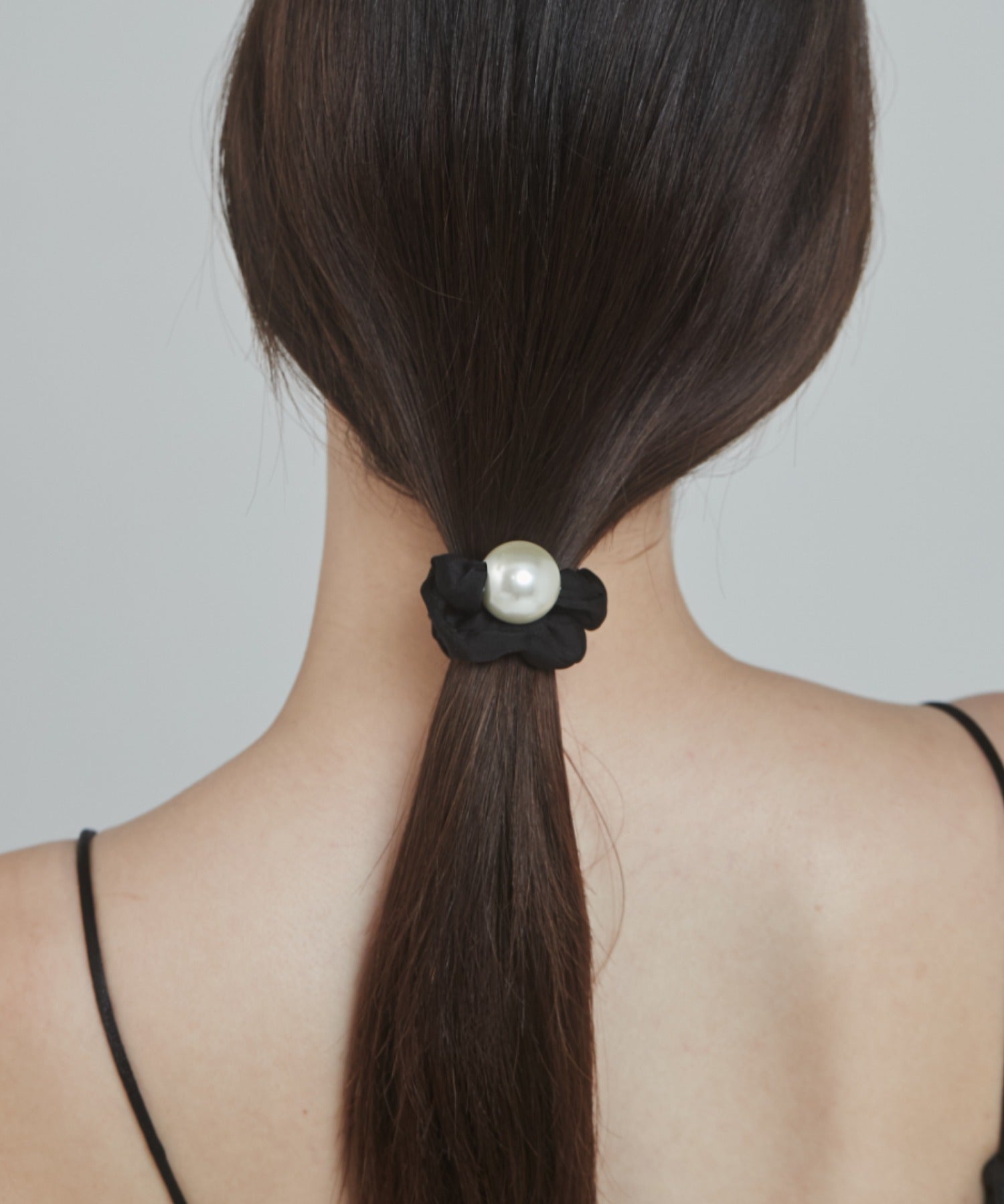 ciite' シーテ ヘアアクセサリー フレンチサテンパール シュシュ