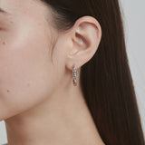 ciite' シーテ ピアス（両耳用） 【 金属アレルギー対応 】 ノットフープピアス サージカルステンレス (両耳用)