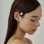 ciite' シーテ ヘアアクセサリー ワンポイントストーンヘアピン