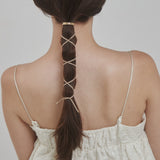 ciite' シーテ ヘアアクセサリー グルグルヘアフックスエードリボン