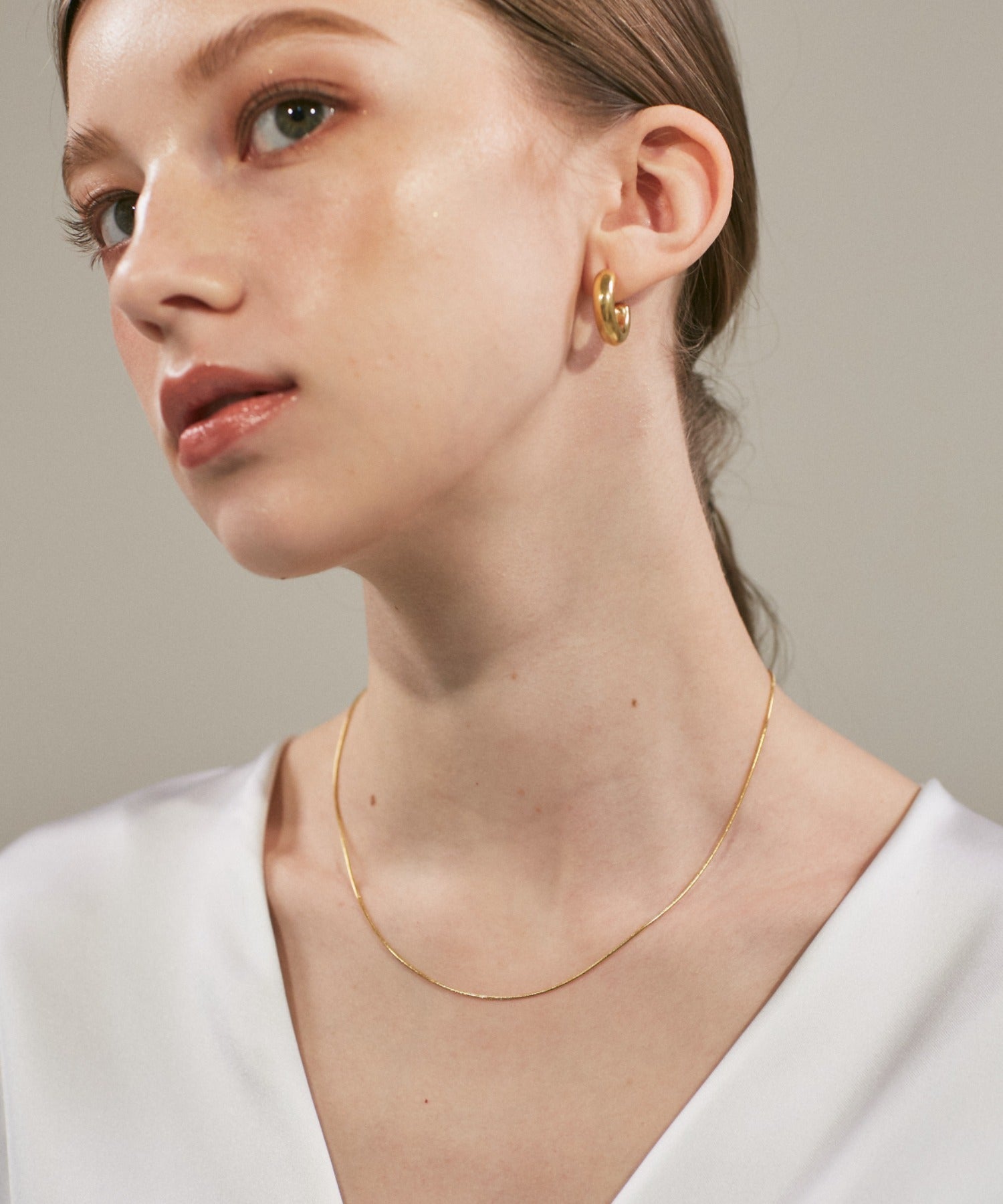 ciite' シーテ ネックレス simple snake necklace / シンプルスネークネックレス 1mm