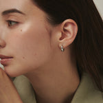 ciite' シーテ ピアス（両耳用） ドロップフープピアス / drop hoop pierce (両耳用)