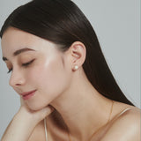 ciite' シーテ ピアス（両耳用） 【8mm】 選べるパールピアス （コットンパール / アクリルパール） (両耳用)