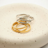 ciite' シーテ リング 【 金属アレルギー対応 】 3セットリング / three set rings サージカルステンレス 316L