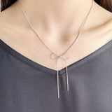 ciite' シーテ ネックレス 【 金属アレルギー対応 】 simple ribbon necklace / シンプル リボン ネックレス サージカルステンレス 316L