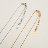 ciite' シーテ ネックレス 【 金属アレルギー対応 】 simple ribbon necklace / シンプル リボン ネックレス サージカルステンレス 316L