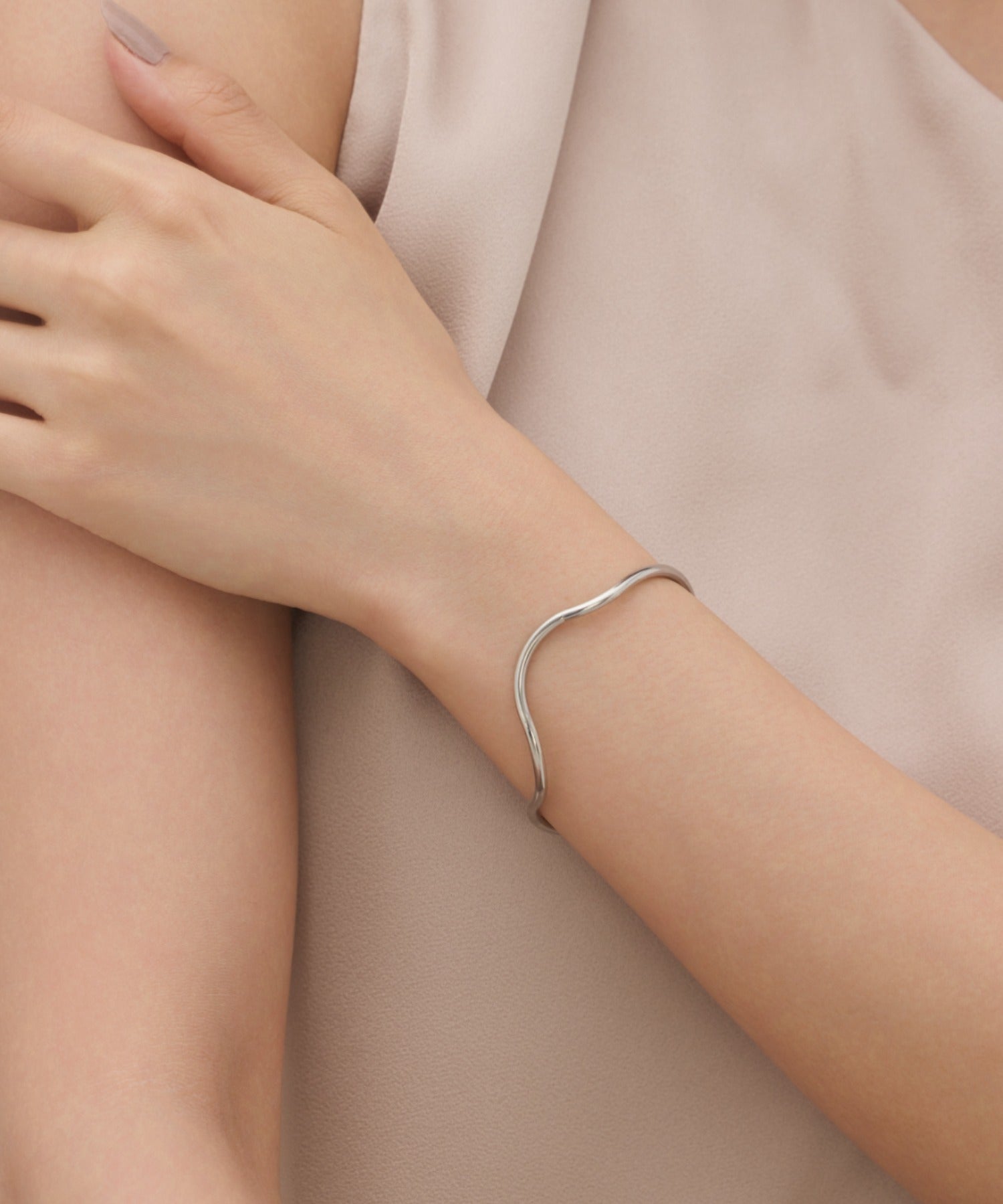 ciite' シーテ ブレスレット シンプリールフレ バングル シルバー FREE