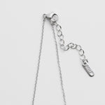 ciite' シーテ ネックレス 【 金属アレルギー対応 】 プレートビジューネックレス サージカルステンレス