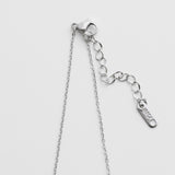 ciite' シーテ ネックレス 【 金属アレルギー対応 】 プレートビジューネックレス サージカルステンレス