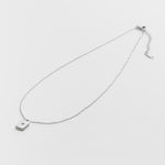 ciite' シーテ ネックレス 【 金属アレルギー対応 】 プレートビジューネックレス サージカルステンレス