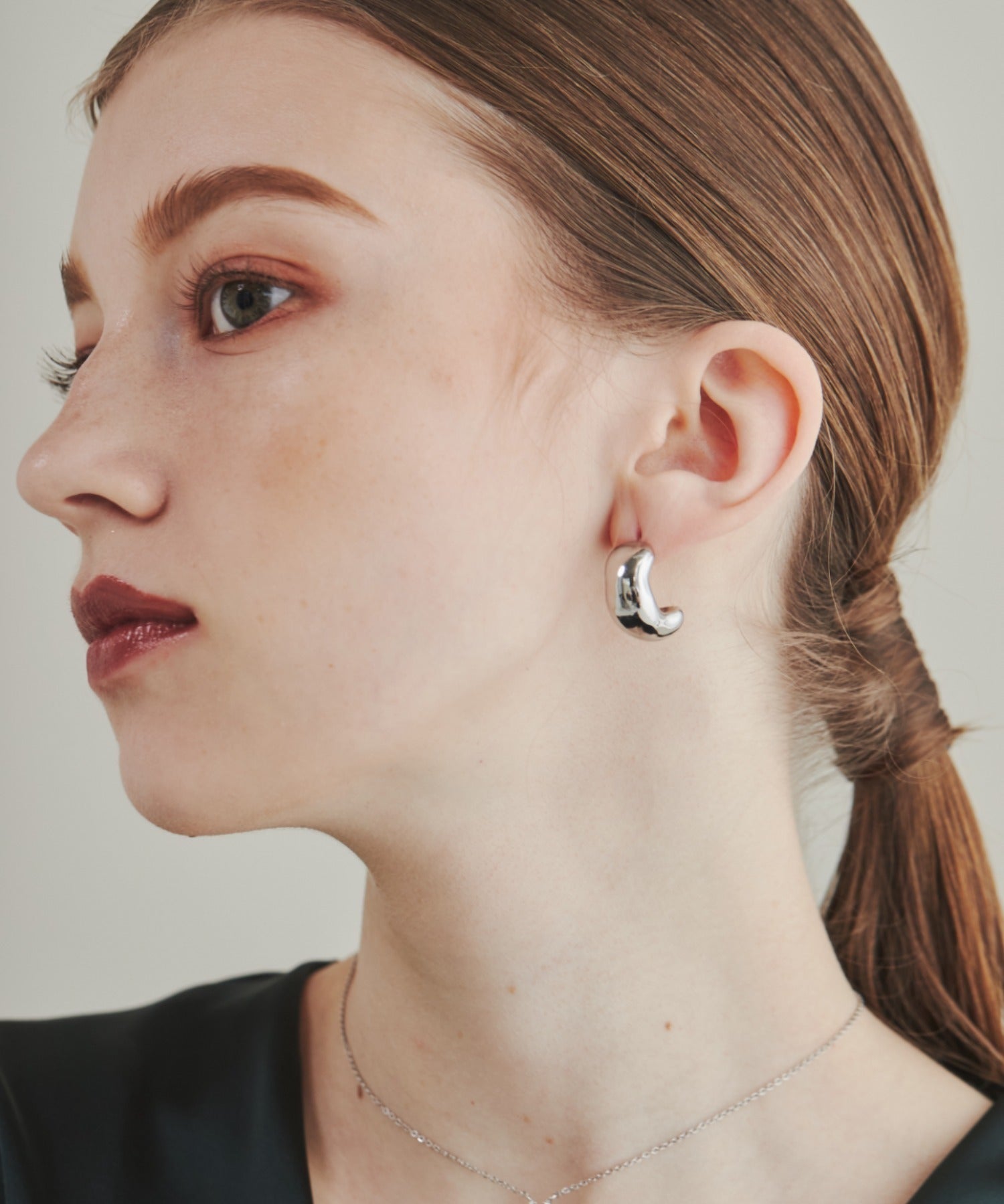 ciite' シーテ ピアス（両耳用） 【 金属アレルギー対応 】 ぷっくりピアス サージカルステンレス (両耳用)