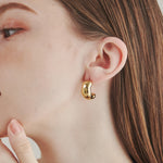 ciite' シーテ ピアス（両耳用） 【 金属アレルギー対応 】 ぷっくりピアス サージカルステンレス (両耳用)