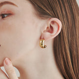 ciite' シーテ ピアス（両耳用） 【 金属アレルギー対応 】 ぷっくりピアス サージカルステンレス (両耳用)