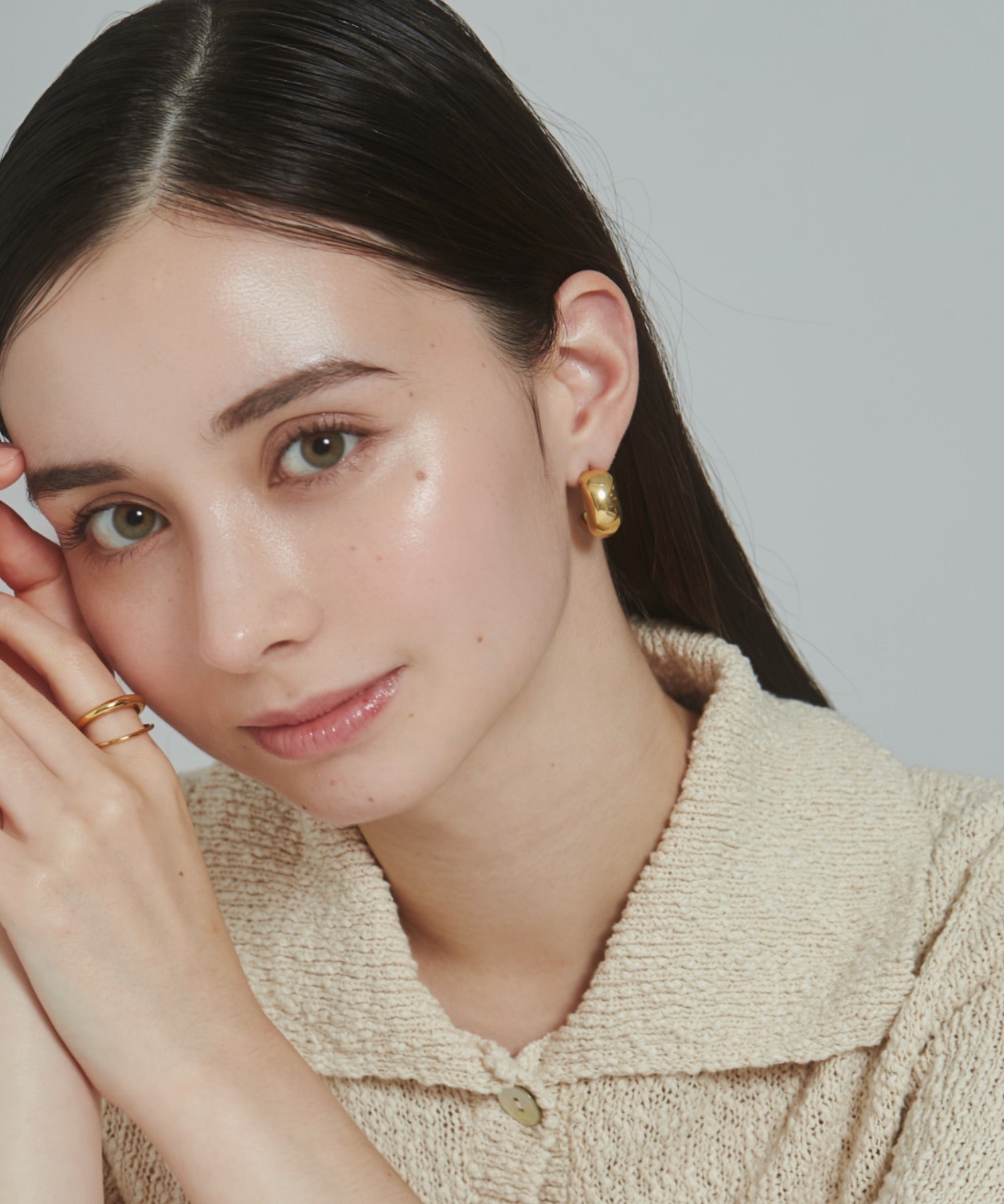 ciite' シーテ ピアス（両耳用） 【 金属アレルギー対応 】 ぷっくりピアス サージカルステンレス (両耳用)