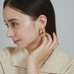 ciite' シーテ ピアス（両耳用） 【 金属アレルギー対応 】 ぷっくりピアス サージカルステンレス (両耳用)