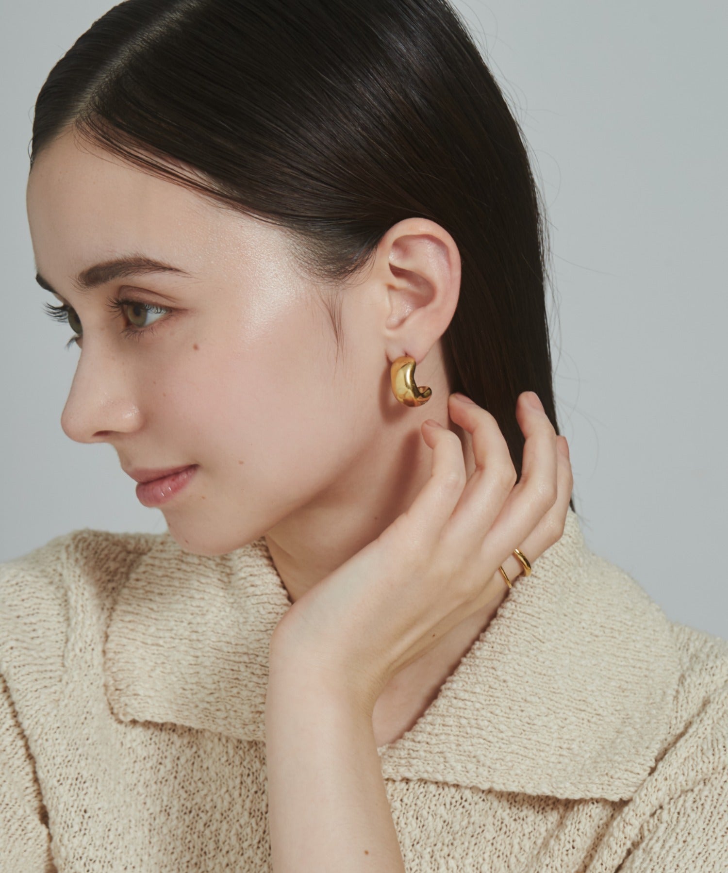 ciite' シーテ ピアス（両耳用） 【 金属アレルギー対応 】 ぷっくりピアス サージカルステンレス (両耳用)