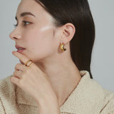 ciite' シーテ ピアス（両耳用） 【 金属アレルギー対応 】 ぷっくりピアス サージカルステンレス (両耳用)