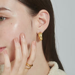 ciite' シーテ ピアス（両耳用） 【 金属アレルギー対応 】 ぷっくりピアス サージカルステンレス (両耳用)