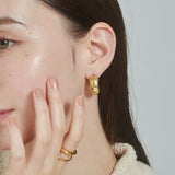 ciite' シーテ ピアス（両耳用） 【 金属アレルギー対応 】 ぷっくりピアス サージカルステンレス (両耳用)