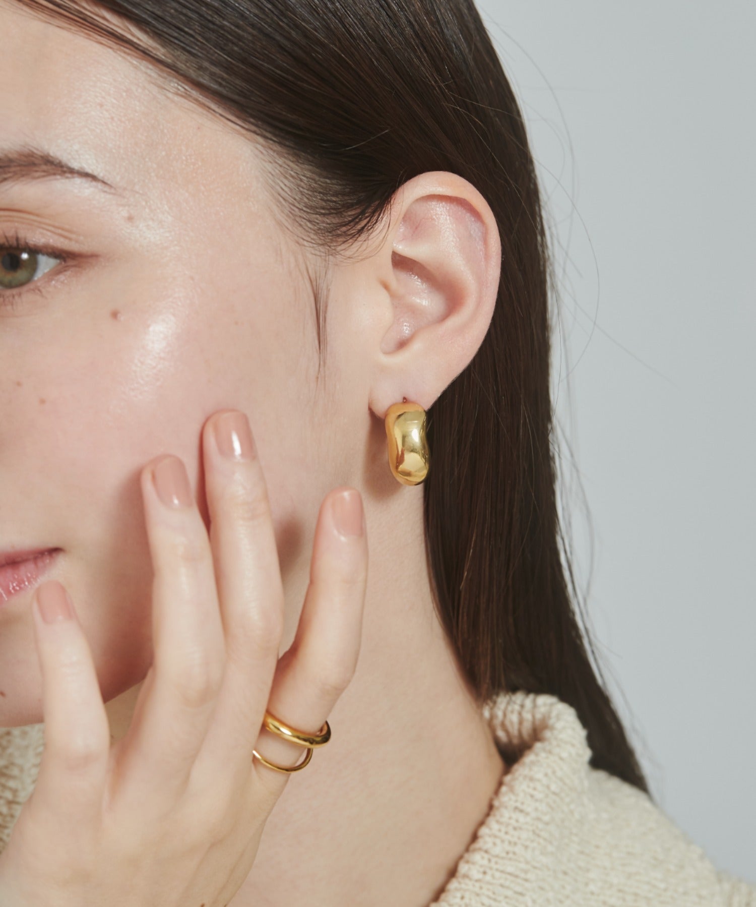 ciite' シーテ ピアス（両耳用） 【 金属アレルギー対応 】 ぷっくりピアス サージカルステンレス (両耳用)