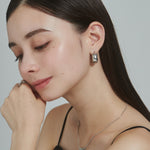 ciite' シーテ ピアス（両耳用） 【 金属アレルギー対応 】 ぷっくりピアス サージカルステンレス (両耳用)