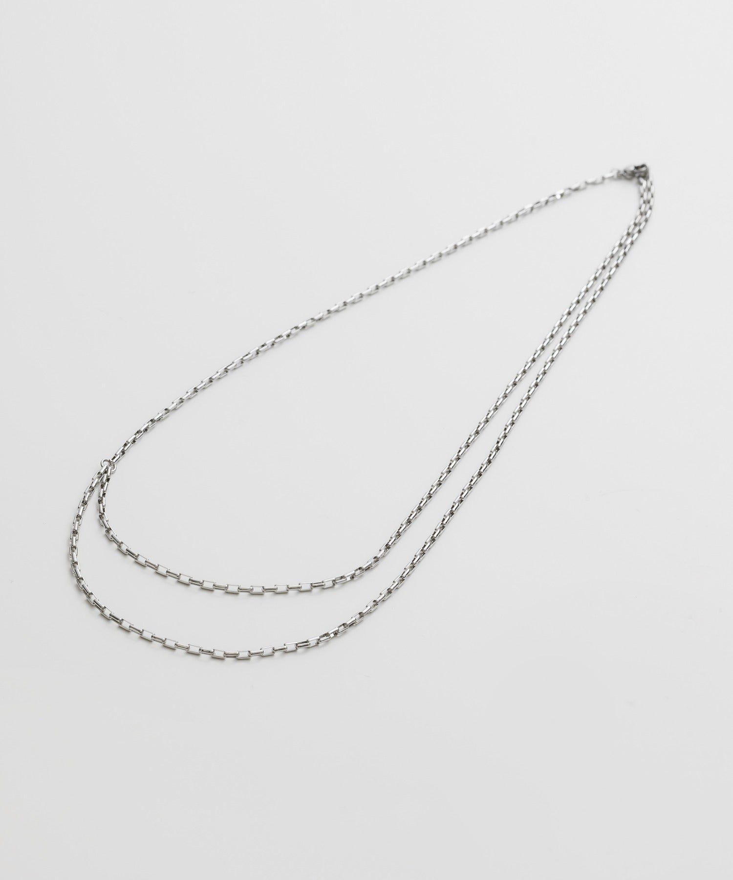 ciite' シーテ ネックレス 【 金属アレルギー対応 】 2連チェーンネックレス サージカルステンレス