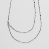 ciite' シーテ ネックレス 【 金属アレルギー対応 】 2連チェーンネックレス サージカルステンレス