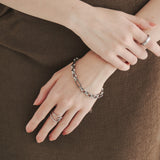 ciite' シーテ ブレスレット 【 金属アレルギー対応 】 チェーンブレスレット サージカルステンレス シルバー FREE