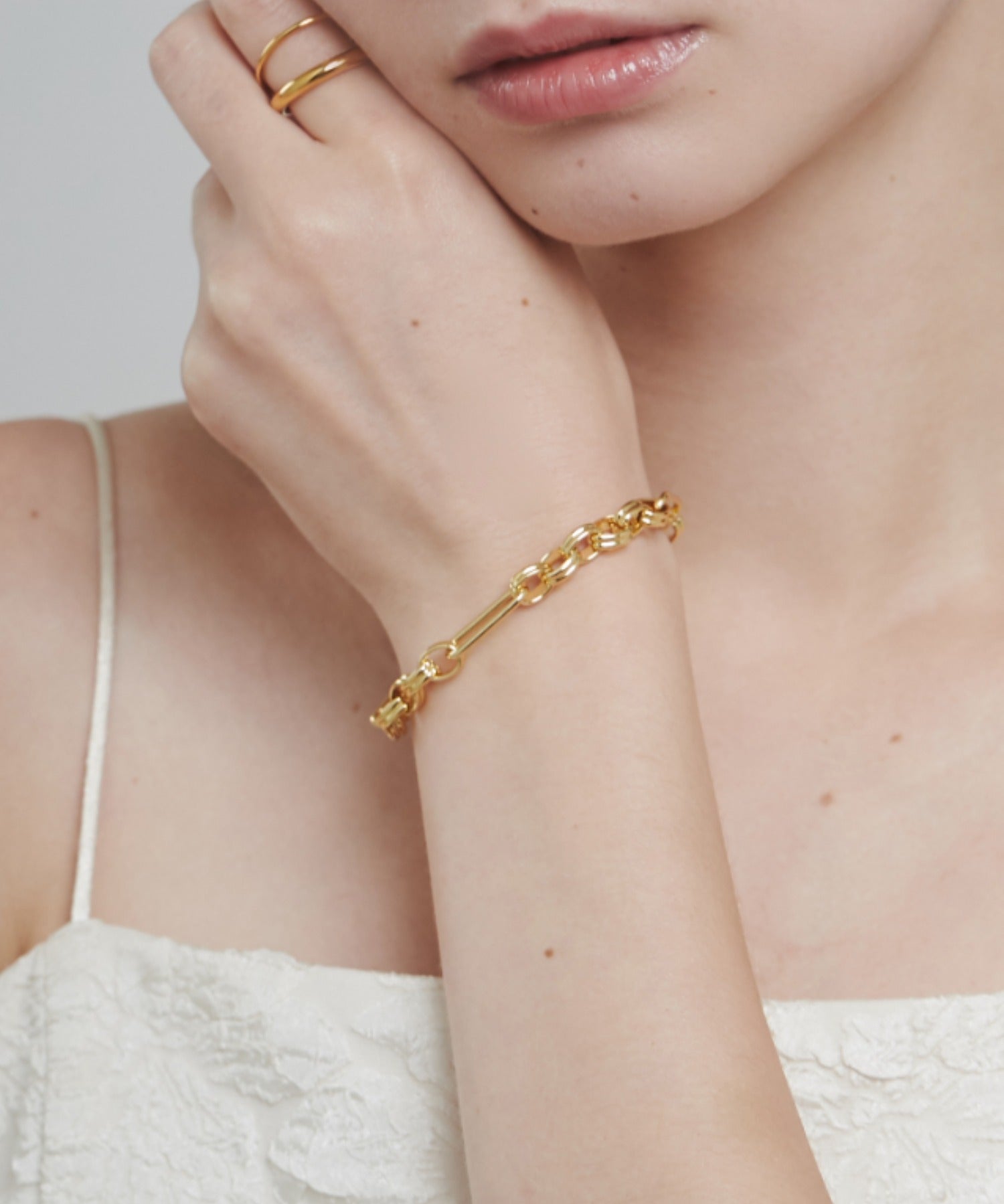 ciite' シーテ ブレスレット 【 金属アレルギー対応 】 チェーンブレスレット サージカルステンレス ゴールド FREE