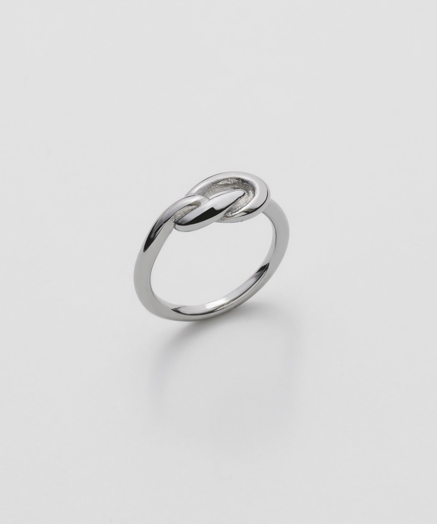 ciite' シーテ リング 【 金属アレルギー対応 】 ノットリング サージカルステンレス シルバー