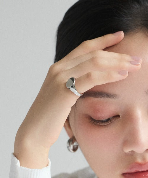 ciite' シーテ リング 【 金属アレルギー対応 】 モチーフリング サージカルステンレス シルバー