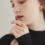 ciite' シーテ リング 【 金属アレルギー対応 】 モチーフリング サージカルステンレス ゴールド